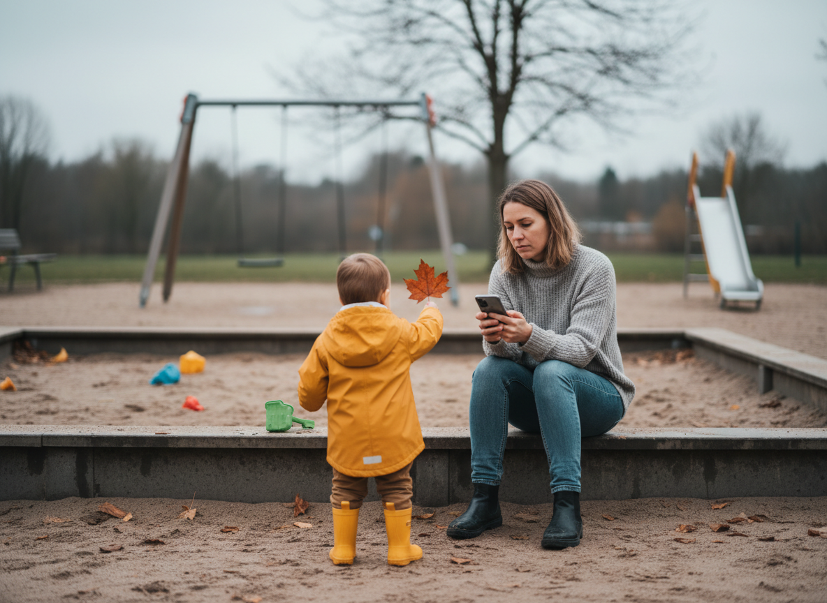 Mama na telefonu: telefon je često jedina pauza koju majka ima